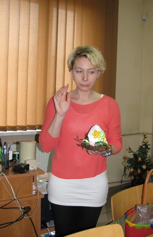 Wielkanocne jajko Kanzashi - warsztaty dla nauczycieli